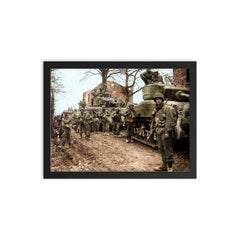 Your Names Are Not Known, Your Deeds Are Immortal framed print on a plain backdrop in size 12"x16".