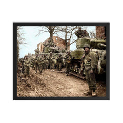 Your Names Are Not Known, Your Deeds Are Immortal framed print on a plain backdrop in size 16"x20".