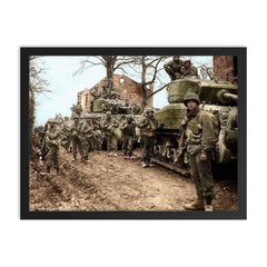 Your Names Are Not Known, Your Deeds Are Immortal framed print on a plain backdrop in size 18"x24".