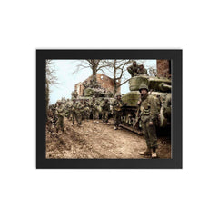 Your Names Are Not Known, Your Deeds Are Immortal framed print on a plain backdrop in size 8"x10".