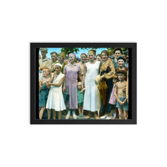 Youth of Odessa, 1930 framed print on a plain backdrop in size 12"x16".