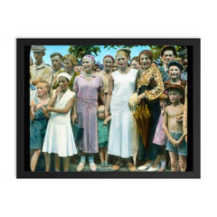 Youth of Odessa, 1930 framed print on a plain backdrop in size 18"x24".