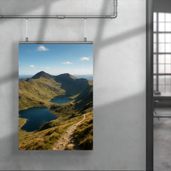 Yr Wyddfa Snowdon Horseshoe Wales poster 4