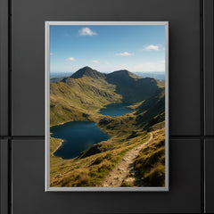 Yr Wyddfa Snowdon Horseshoe Wales poster 5