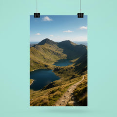 Yr Wyddfa Snowdon Horseshoe Wales poster 6