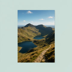 Yr Wyddfa Snowdon Horseshoe Wales poster 8