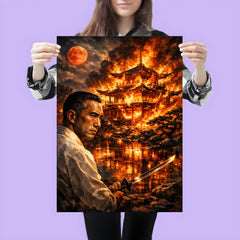 Yukio Mishima golden pavilion inferno vision poster 3