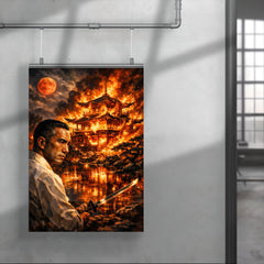 Yukio Mishima golden pavilion inferno vision poster 4