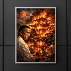 Yukio Mishima golden pavilion inferno vision poster 5