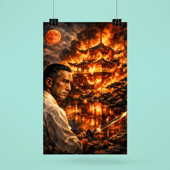 Yukio Mishima golden pavilion inferno vision poster 6