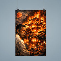 Yukio Mishima golden pavilion inferno vision poster 9