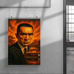 Yukio Mishima golden temple intensity poster 4