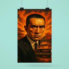 Yukio Mishima golden temple intensity poster 6