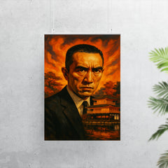 Yukio Mishima golden temple intensity poster 7