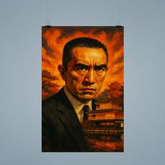 Yukio Mishima golden temple intensity poster 9