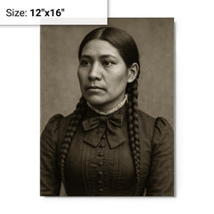 Yvette Roubideaux metal print on a plain backdrop in size 12"x16".