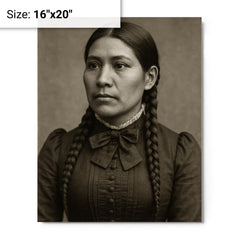 Yvette Roubideaux metal print on a plain backdrop in size 16"x20".