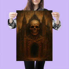 Zdzisław Beksiński nightmare cathedral painter poster 3
