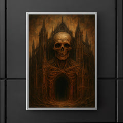 Zdzisław Beksiński nightmare cathedral painter poster 5
