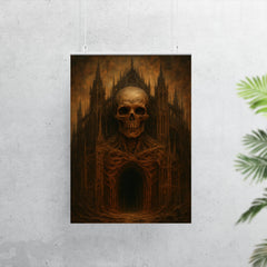 Zdzisław Beksiński nightmare cathedral painter poster 7