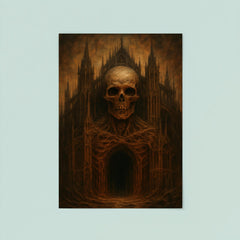 Zdzisław Beksiński nightmare cathedral painter poster 8