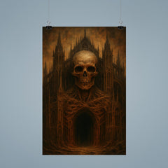 Zdzisław Beksiński nightmare cathedral painter poster 9