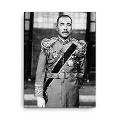 Zhang Zongchang canvas print on a plain backdrop in size 18"x24".