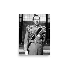 Zhang Zongchang poster on a plain backdrop in size 12"x16".