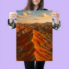 Zhangye Danxia Rainbow Mountains China poster 3