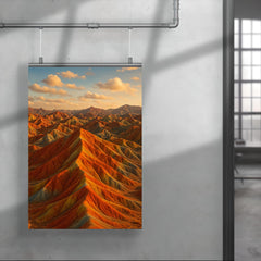 Zhangye Danxia Rainbow Mountains China poster 4