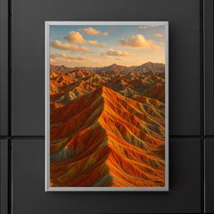 Zhangye Danxia Rainbow Mountains China poster 5