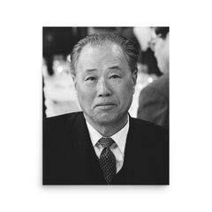 Zhao Ziyang poster on a plain backdrop in size 16"x20".