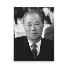 Zhao Ziyang poster on a plain backdrop in size 18"x24".