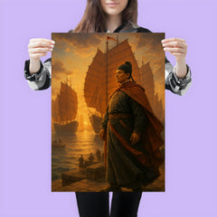Zheng He treasure fleet departure poster 3