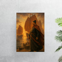 Zheng He treasure fleet departure poster 7