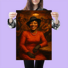 Zora Neale Hurston in Southern juke joint poster 3