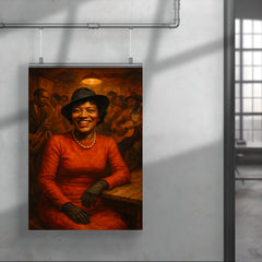 Zora Neale Hurston in Southern juke joint poster 4