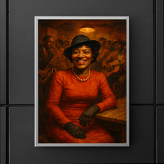 Zora Neale Hurston in Southern juke joint poster 5