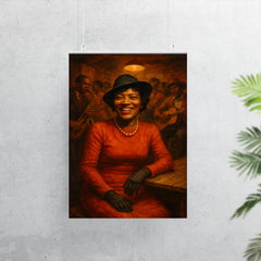 Zora Neale Hurston in Southern juke joint poster 7