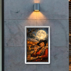 Zora Neale Hurston under Southern juke joint moon poster 2