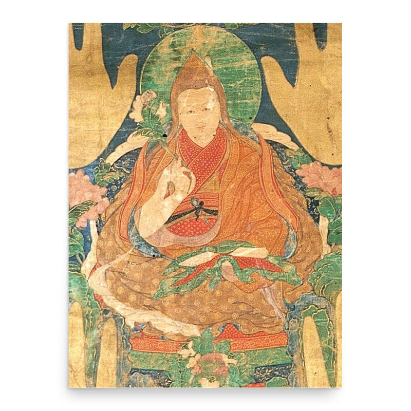 13th Dalai Lama poster print, in size 18x24 inches.