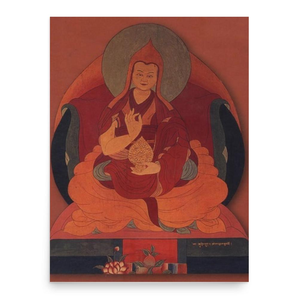 3rd Dalai Lama poster print, in size 18x24 inches.