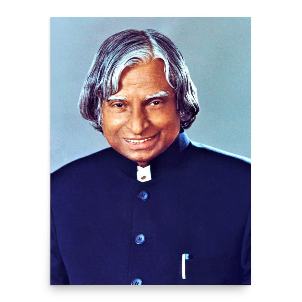 A.P.J. Abdul Kalam poster print, in size 18x24 inches.