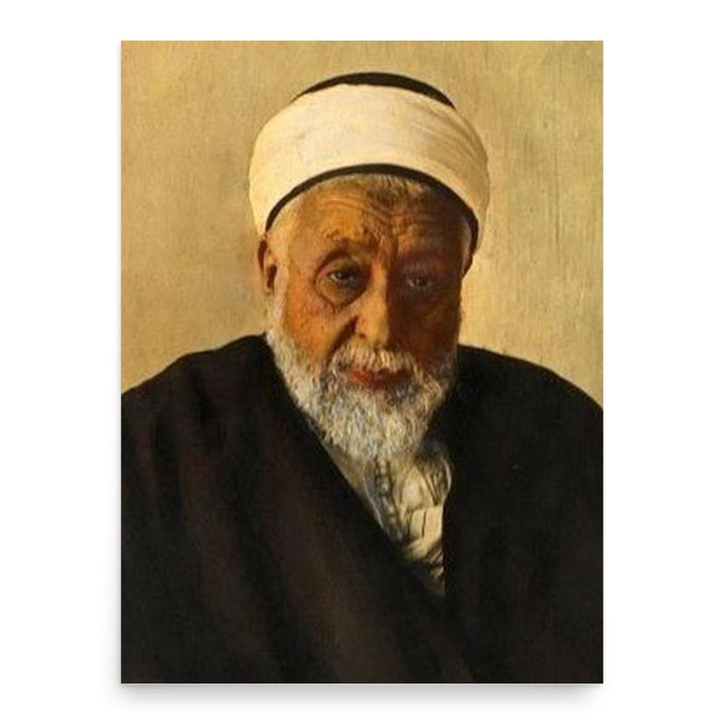 Abd Al-Rahman Al-Gillani poster print, in size 18x24 inches.