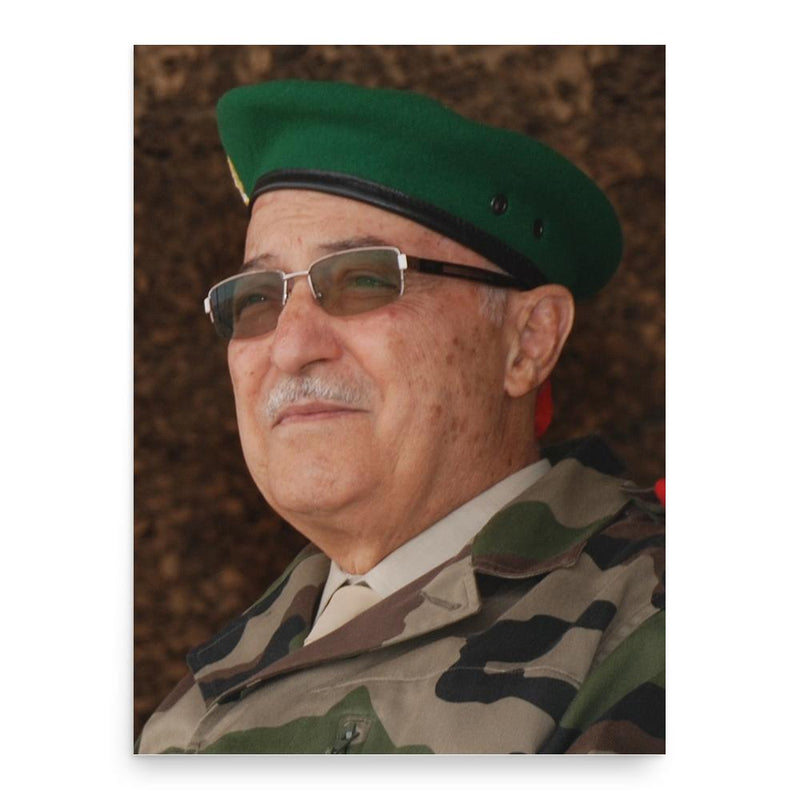 Abdelaziz Bennani poster print, in size 18x24 inches.