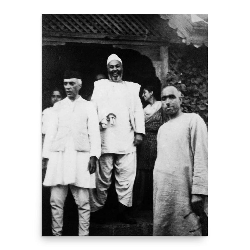 Abdul Samad Khan Achakzai poster print, in size 18x24 inches.