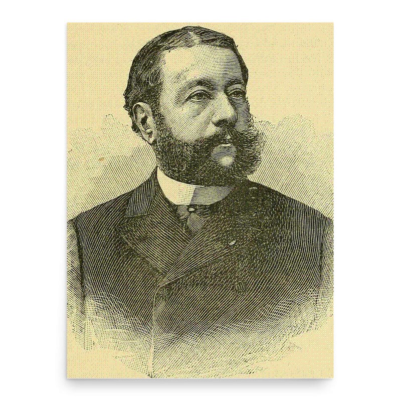Abel Hureau de Villeneuve poster print, in size 18x24 inches.