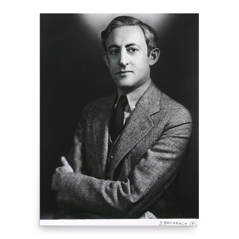 Abel Wolman poster print, in size 18x24 inches.