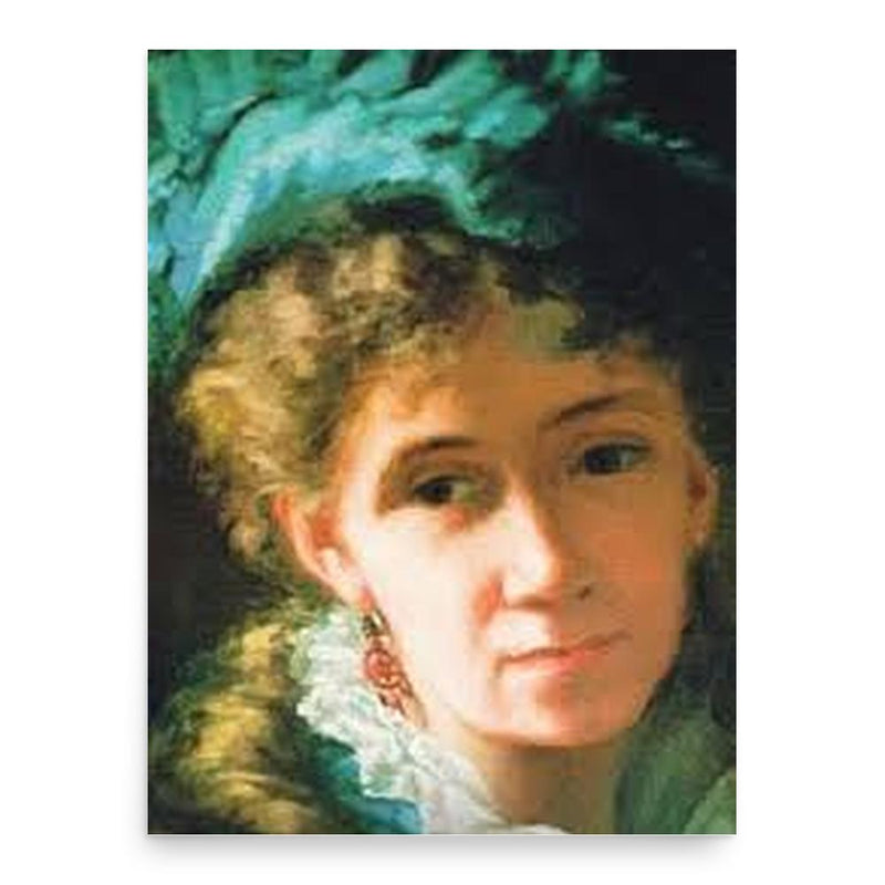 Abigail May Alcott Nieriker poster print, in size 18x24 inches.