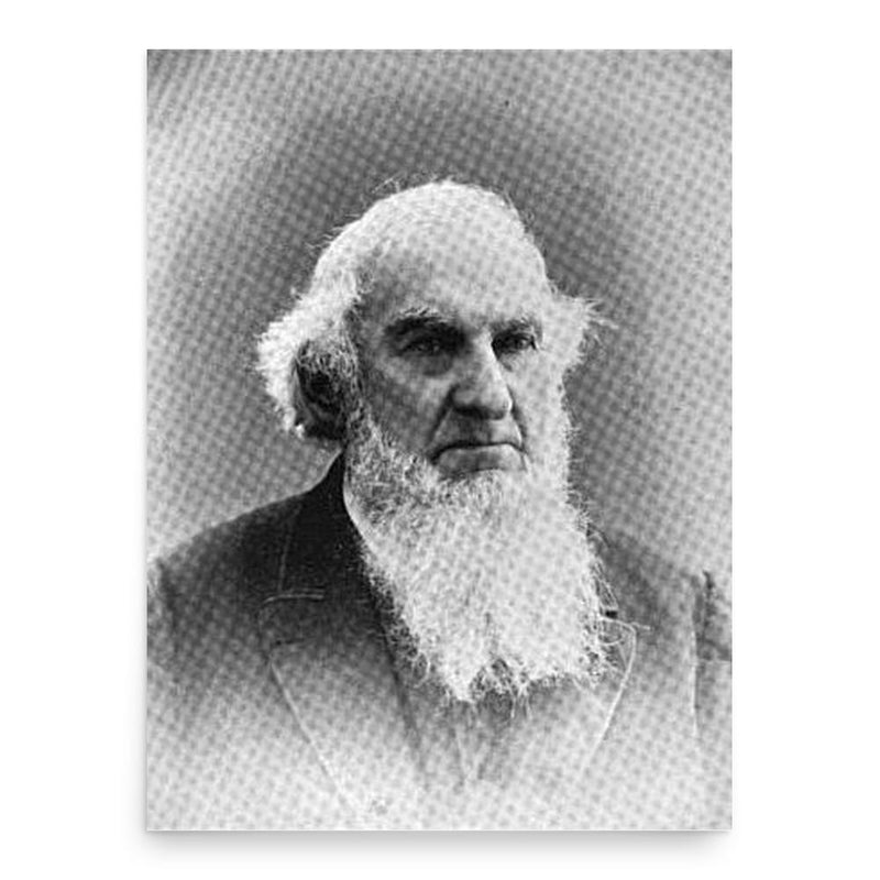 Abraham Andrews Barker poster print, in size 18x24 inches.